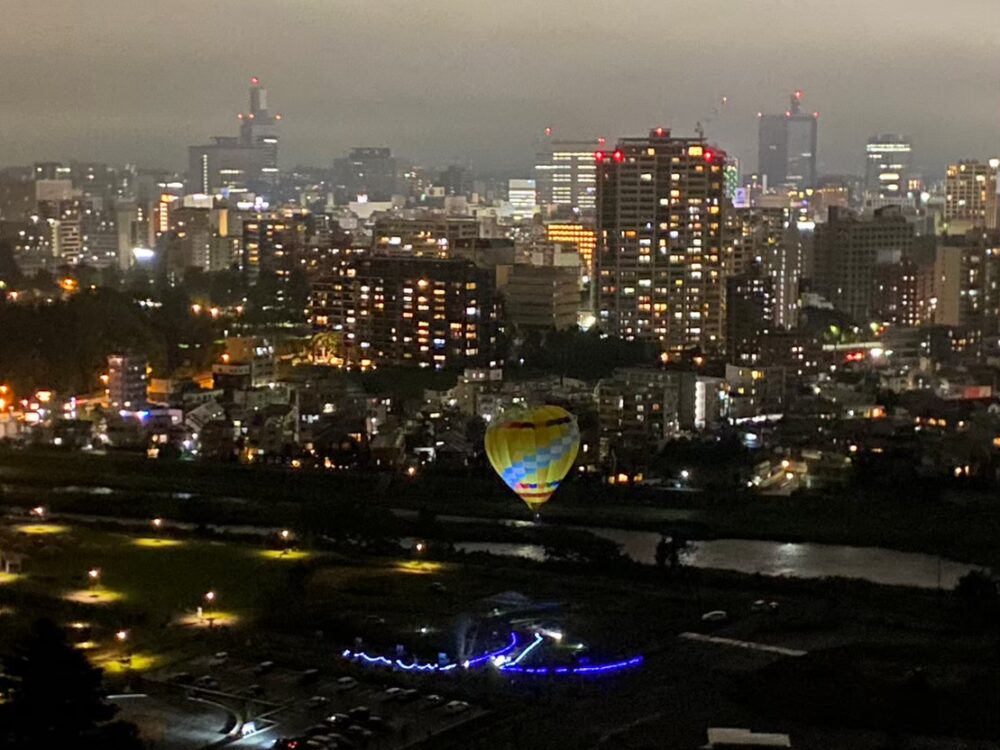 伊達パーク 12月熱気球体験